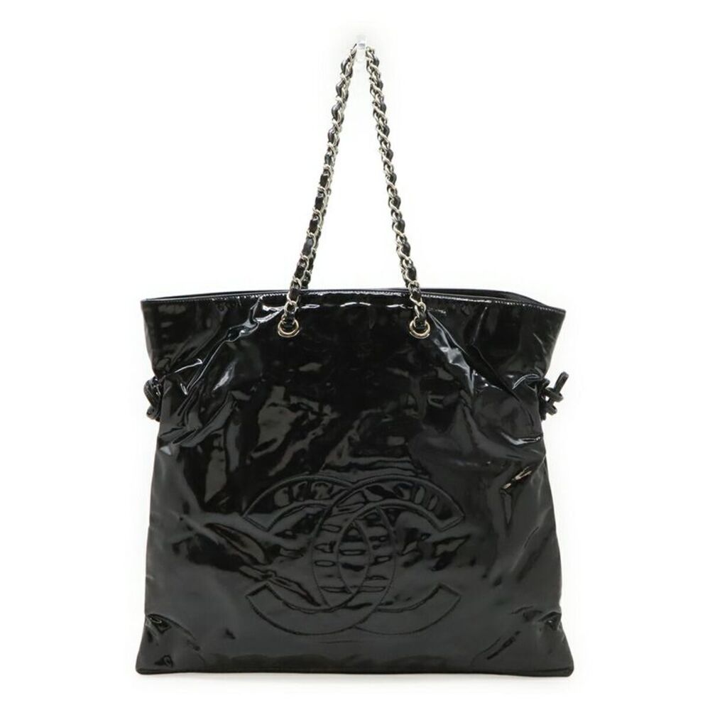 Chanel Bonbon Chain Tote Bag Black